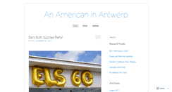 Desktop Screenshot of anamericaninantwerp.com