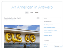 Tablet Screenshot of anamericaninantwerp.com